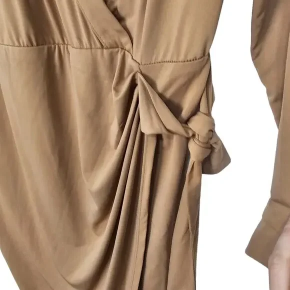 Torrid Womens Faux Wrap Dress Plus Size 0X Minimalist Capsule Career Corp Work - Picture 7 of 10